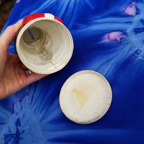 1960s Christmas Vintage Santa Claus Vintage Piggy Bank Coin Collectible - Picture 7 of 7